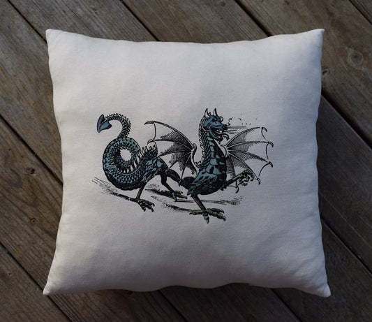 Norwegian Ridgeback Dragon: Throw/Decor Pillow (17x17)