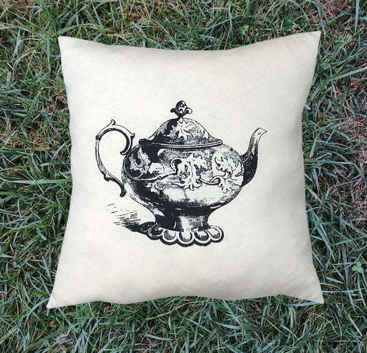 Teapot: Throw/Decor Pillow (17x17)